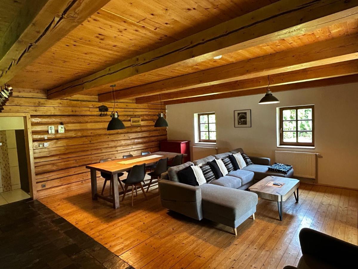 Log Cabin In Czech-Saxon Switzerland Šluknov Eksteriør billede