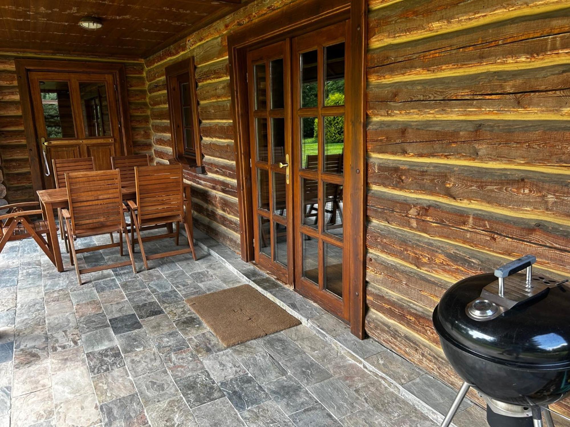 Log Cabin In Czech-Saxon Switzerland Šluknov Eksteriør billede